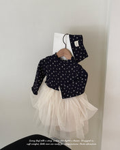 Load image into Gallery viewer, AOSTA FALL FLORAL BLACK FRILL DRESS**PREORDER