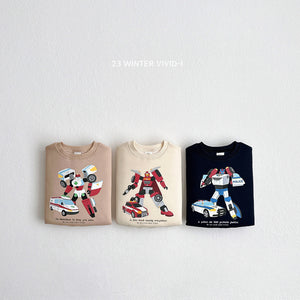 VIVID KIDS Superhero Robot Sweat Shirt *preorder