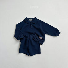 Load image into Gallery viewer, MINIROBE KIDS JOCKEY COLLAR POLO SWEAT SHIRT *Preorder