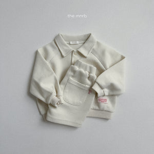 MINIROBE KIDS JOCKEY COLLAR POLO SWEAT SHIRT *Preorder