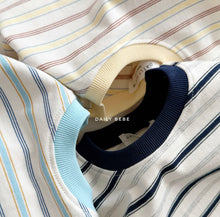 Load image into Gallery viewer, DAILYBEBE KIDS STRIPE COLLAR TEE**PREORDER