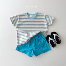 Load image into Gallery viewer, DAILYBEBE KIDS STRIPE COLLAR TEE**PREORDER