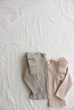 Load image into Gallery viewer, ALADIN KIDS FRILL SHOULDER STRIPE TEE**PREORDER