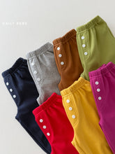 Load image into Gallery viewer, DAILYBEBE KIDS BUTTON JOGGER PANTS**PREORDER