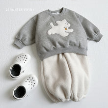 Load image into Gallery viewer, VIVID KIDS BUNNY KNIT SWEAT SHIRT*PREORDER