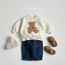 Load image into Gallery viewer, VIVID KIDS TEDDY BEAR KNIT SWEAT SHIRT*PREORDER