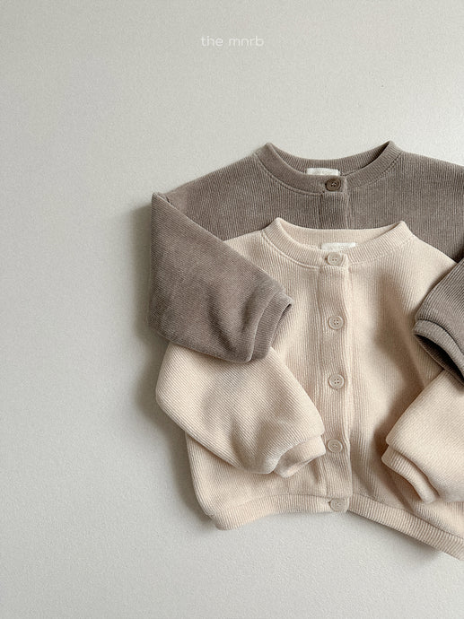 MINIROBE KIDS BELLO RIB CARDIGAN**Preorder