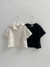 Load image into Gallery viewer, DIGREEN KIDS CROCHET SHIRT*PREORDER
