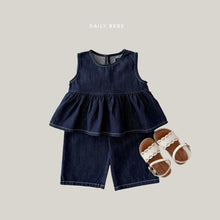 Load image into Gallery viewer, DAILYBEBE KIDS DENIM TANK TOP**PREORDER