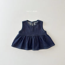 Load image into Gallery viewer, DAILYBEBE KIDS DENIM TANK TOP**PREORDER