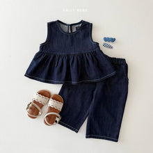 Load image into Gallery viewer, DAILYBEBE KIDS DENIM TANK TOP**PREORDER