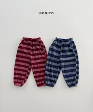 Load image into Gallery viewer, BONITO KIDS STRIPE KNIT JOGGER PANTS*PREORDER