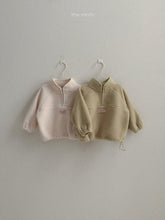 Load image into Gallery viewer, MINIROBE KIDS FLEECE HALF ZIP UP HOODIE**Preorder