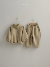 Load image into Gallery viewer, MINIROBE KIDS FLEECE HALF ZIP UP HOODIE**Preorder