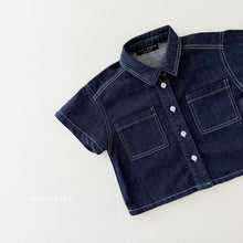 Load image into Gallery viewer, DAILYBEBE KIDS DENIM SHIRT**PREORDER
