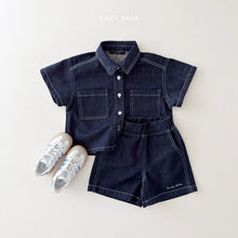 Load image into Gallery viewer, DAILYBEBE KIDS DENIM SHIRT**PREORDER