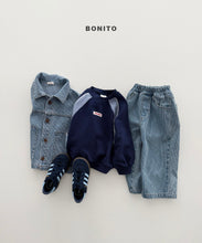 Load image into Gallery viewer, BONITO KIDS CONTRAST REGALAN SWEAT SHIRT*PREORDER