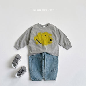 VIVID KIDS SMILEY SWEATER*PREORDER
