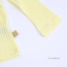 Load image into Gallery viewer, LIME &amp; BLUE KIDS CRAYON RIB TOP AND BOTTOM PYJAMAS **Preorder