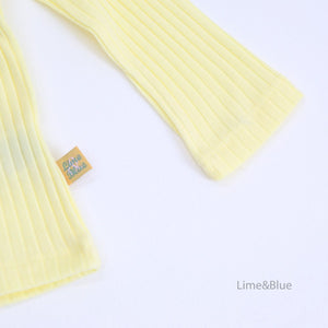 LIME & BLUE KIDS CRAYON RIB TOP AND BOTTOM PYJAMAS **Preorder