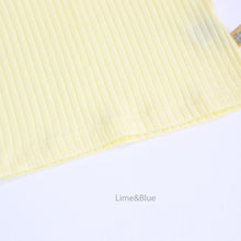 Load image into Gallery viewer, LIME &amp; BLUE KIDS CRAYON RIB TOP AND BOTTOM PYJAMAS **Preorder