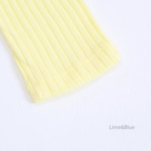 Load image into Gallery viewer, LIME &amp; BLUE KIDS CRAYON RIB TOP AND BOTTOM PYJAMAS **Preorder