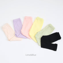 Load image into Gallery viewer, LIME &amp; BLUE KIDS CRAYON RIB TOP AND BOTTOM PYJAMAS **Preorder