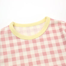 Load image into Gallery viewer, LIME &amp; BLUE KIDS MARBLE CHECK PYJAMAS **Preorder