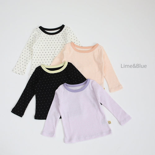 LIME & BLUE KIDS RIB PYJAMAS **Preorder (Copy)