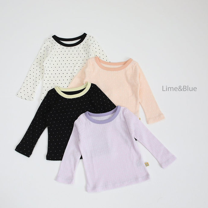 LIME & BLUE KIDS RIB PYJAMAS **Preorder (Copy)