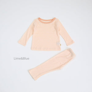 LIME & BLUE KIDS RIB PYJAMAS **Preorder (Copy)