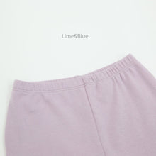 Load image into Gallery viewer, LIME &amp; BLUE KIDS MAPLE RIB TOP AND BOTTOM PYJAMAS **Preorder