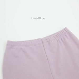 LIME & BLUE KIDS MAPLE RIB TOP AND BOTTOM PYJAMAS **Preorder