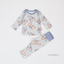 Load image into Gallery viewer, LIME &amp; BLUE BABY DISNEY TOP AND BOTTOM PYJAMAS **Preorder