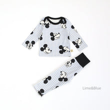 Load image into Gallery viewer, LIME &amp; BLUE BABY DISNEY TOP AND BOTTOM PYJAMAS **Preorder