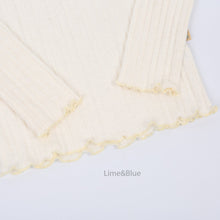Load image into Gallery viewer, LIME &amp; BLUE KIDS RIB PYJAMAS **Preorder