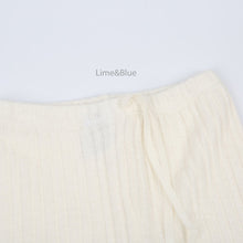 Load image into Gallery viewer, LIME &amp; BLUE KIDS RIB PYJAMAS **Preorder