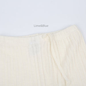 LIME & BLUE KIDS RIB PYJAMAS **Preorder