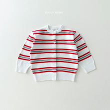 Load image into Gallery viewer, DAILYBEBE KIDS STRIPE CARDIGAN**PREORDER