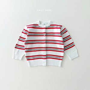 DAILYBEBE KIDS STRIPE CARDIGAN**PREORDER