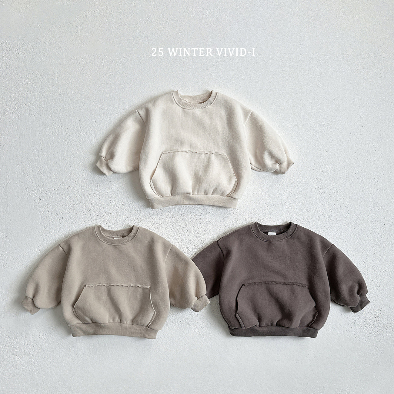 VIVID KIDS KID FRILL POCKET SWEAT*PREORDER