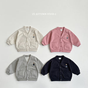 VIVID KIDS BEAR CARDIGAN*PREORDER