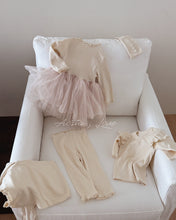 Load image into Gallery viewer, AOSTA FALL FLORAL IVORY FRILL DRESS**PREORDER