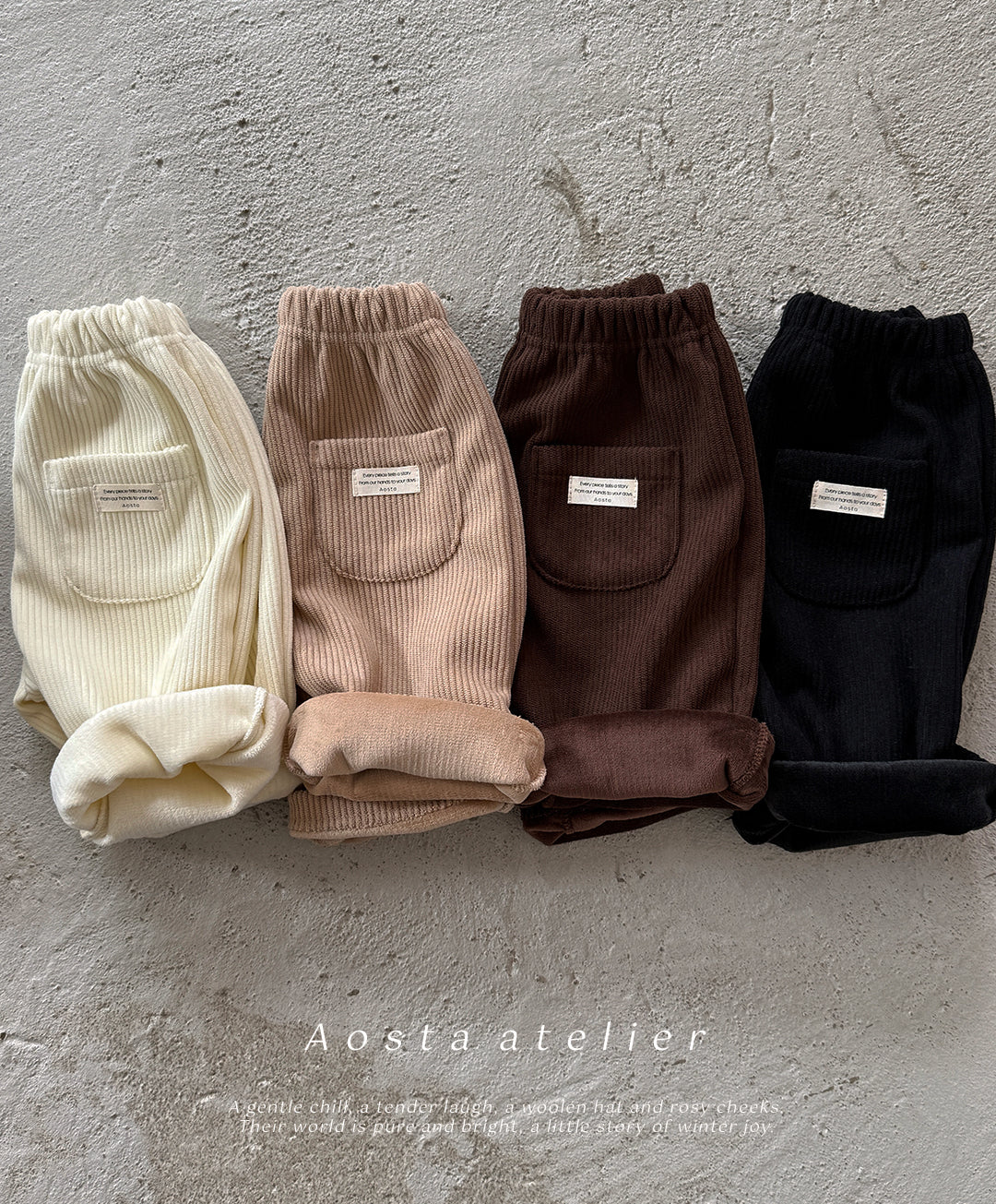 AOSTA KIDS CORDUROY PANTS*PREORDER