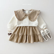 Load image into Gallery viewer, DAILYBEBE KIDS COLLAR SWEET DRESS**PREORDER