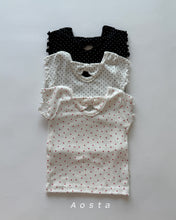 Load image into Gallery viewer, AOSTA KIDS BOW DOTS TEE*PREORDER