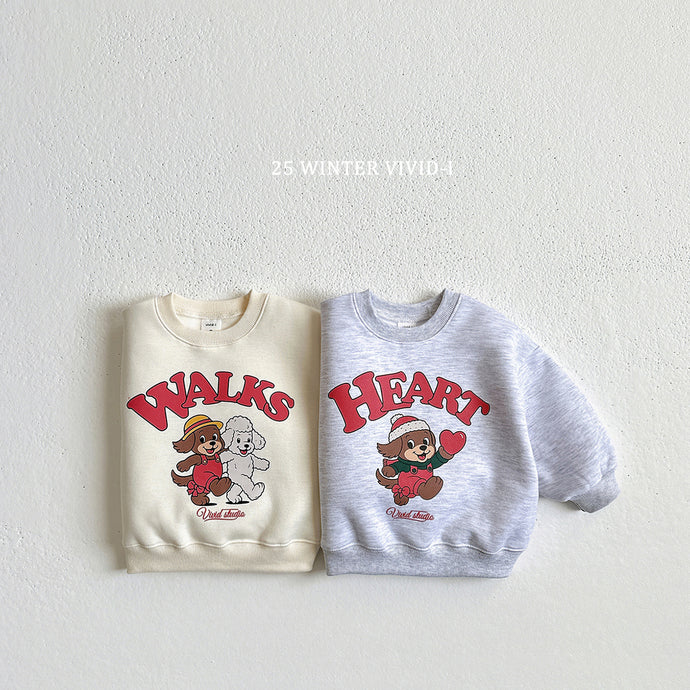 VIVID KIDS WALKS SWEAT SHIRT*PREORDER