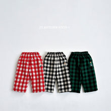 Load image into Gallery viewer, VIVID KIDS CHECK LONG PANTS*PREORDER