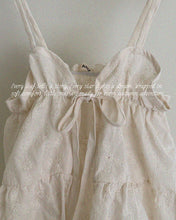 Load image into Gallery viewer, AOSTA FALL LACE COTTON OPEN ONE PIECE**PREORDER