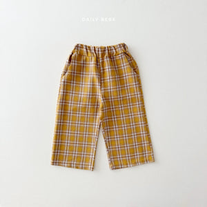 DAILYBEBE KIDS CHECK PANTS**PREORDER